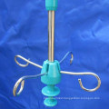 Hospital Adjustable Movable Stainless Steel Medical Drip IV Pole Stand